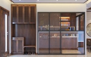 gỗ óc chó trong thiết kế nội thất